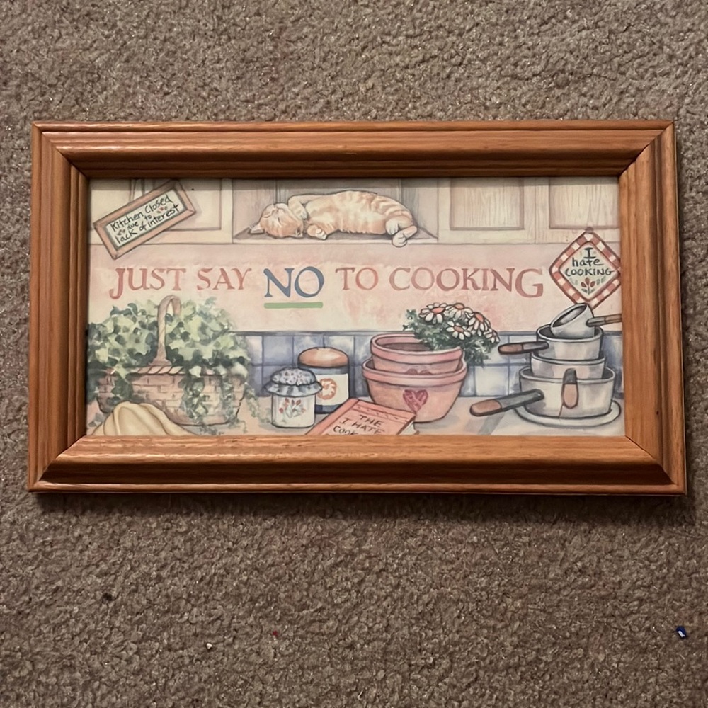 Cooking sign